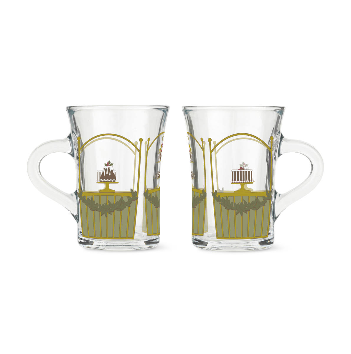 Holmegaard Christmas Hot Drink Cups 2023 - (Set of Two) - Danish Windmill