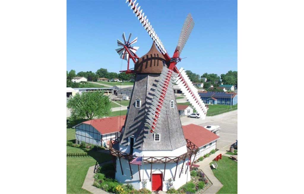 Aerial Danish Windmill